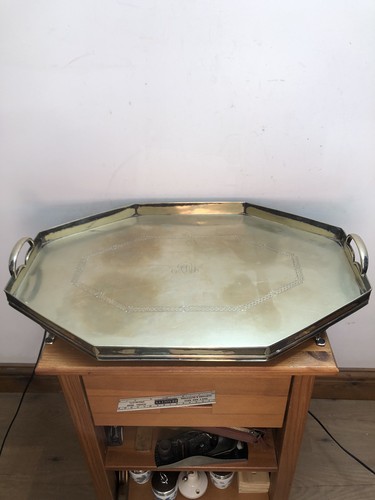Großer art deco - art, silber