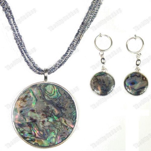 Paua muschel abalone halskette - paua,