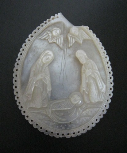 Krippe bethlehem muschel - krippe,