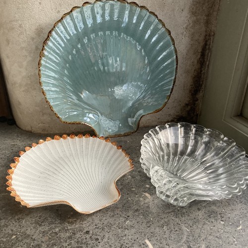 Set aus vintage glas - set,