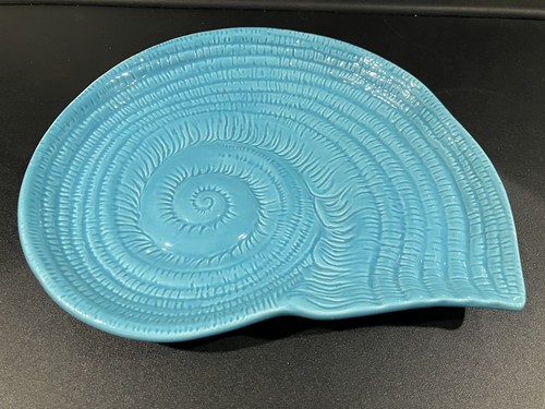 Türkis blau keramik muschel - blau,