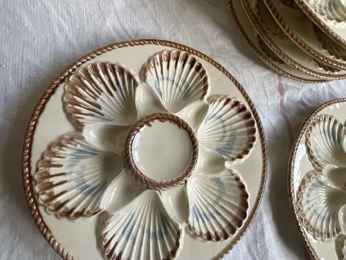 Vintage austernschale teller - vintage,