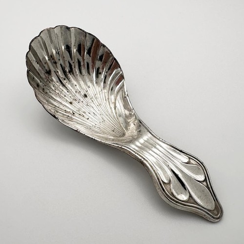 Georgian shell caddy löffel - georgian,